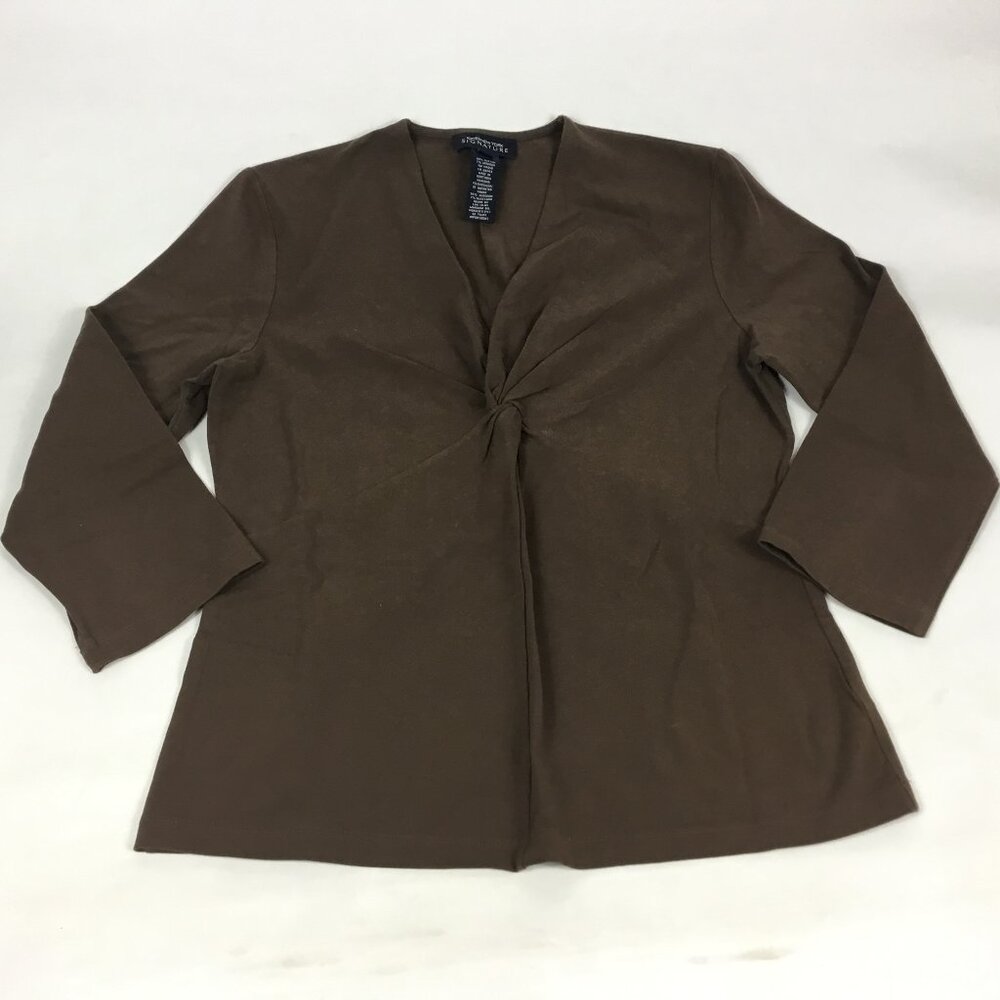 (PO) Jones New York Signature, Brwn Shirt